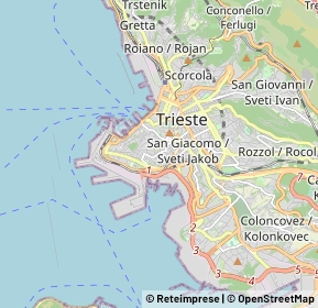 Mappa 34143 Trieste TS, Italia (1.223)