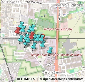 Mappa Via Spontini, 20831 Seregno MB, Italia (0.355)