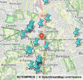 Mappa Via Spontini, 20831 Seregno MB, Italia (2.122)