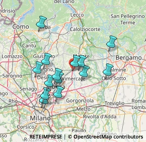 Mappa Via Antonio Vivaldi, 20865 Usmate Velate MB, Italia (12.71857)