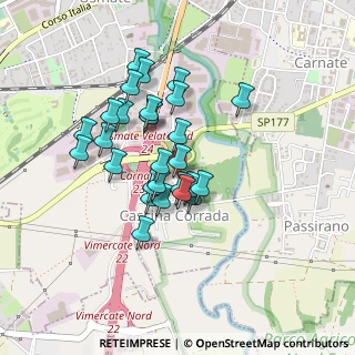 Mappa Via Antonio Vivaldi, 20865 Usmate Velate MB, Italia (0.35)
