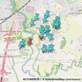 Mappa Via Gaetano Donizetti, 20866 Carnate MB, Italia (0.4)