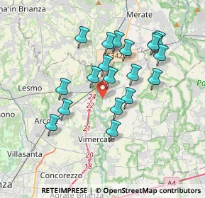 Mappa Via Gaetano Donizetti, 20866 Carnate MB, Italia (3.28947)