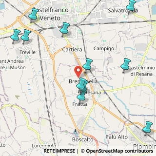 Mappa Via Brentanella, 31023 Resana TV, Italia (2.66182)
