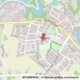 Mappa Via Basse, 3, 31030 Casier, Treviso (Veneto)