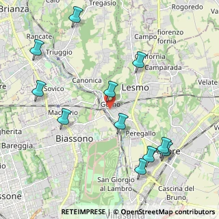 Mappa Gerno, 20855 Lesmo MB, Italia (2.39545)