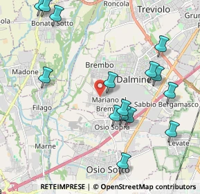 Mappa Via Frank Anna, 24044 Dalmine BG, Italia (2.304)