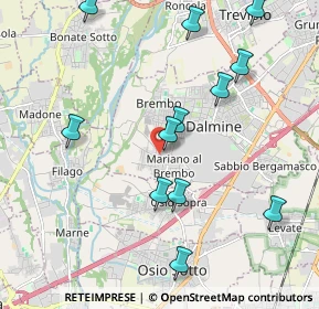 Mappa Via Frank Anna, 24044 Dalmine BG, Italia (2.20583)