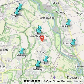 Mappa 20872 Cornate d'Adda MB, Italia (2.69)