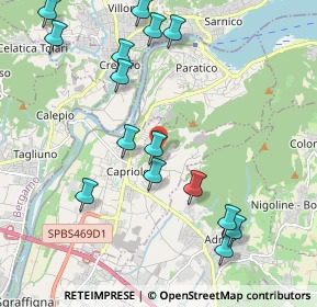 Mappa Via Belvedere, 25031 Capriolo BS, Italia (2.30933)