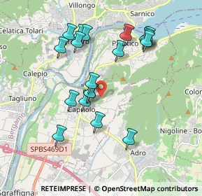 Mappa Via Belvedere, 25031 Capriolo BS, Italia (1.80579)