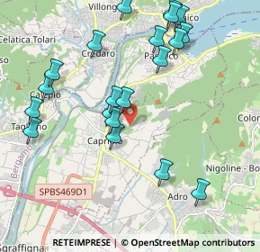 Mappa Via Belvedere, 25031 Capriolo BS, Italia (2.183)