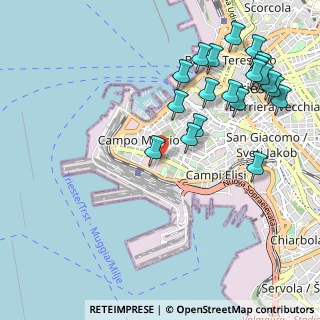 Mappa Via Vittorio Locchi, 34123 Trieste TS, Italia (1.2005)