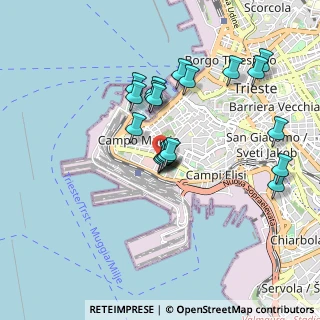 Mappa Via Vittorio Locchi, 34123 Trieste TS, Italia (0.8095)