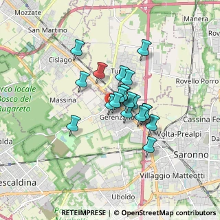 Mappa Via Roma, 21040 Gerenzano VA, Italia (1.133)