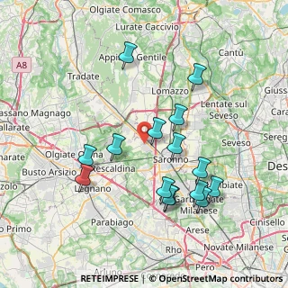 Mappa Via Roma, 21040 Gerenzano VA, Italia (7.44267)