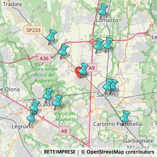 Mappa Via Roma, 21040 Gerenzano VA, Italia (4.55538)