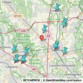 Mappa Via Roma, 21040 Gerenzano VA, Italia (5.25077)