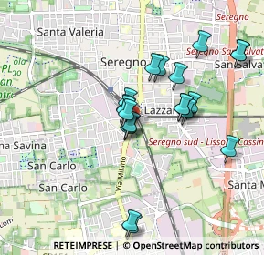 Mappa Via Toselli, 20831 Seregno MB, Italia (0.8025)