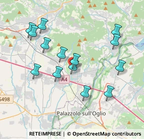 Mappa Via Medaglie D'Argento, 24064 Grumello del Monte BG, Italia (3.74857)