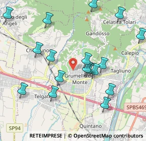 Mappa Via Medaglie D'Argento, 24064 Grumello del Monte BG, Italia (2.545)