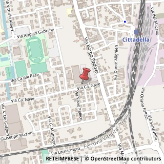 Mappa Via C? Nave, 18, 35013 Cittadella, Padova (Veneto)