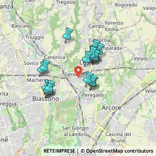 Mappa Via Carlo Porta, 20855 Lesmo MB, Italia (1.454)