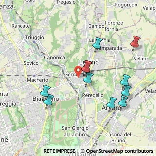 Mappa Via Carlo Porta, 20855 Lesmo MB, Italia (1.99545)