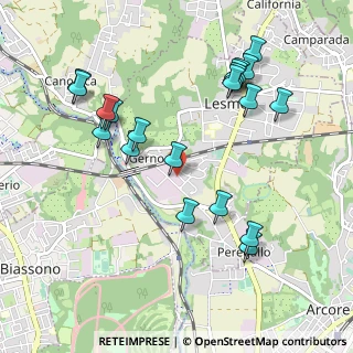 Mappa Via Carlo Porta, 20855 Lesmo MB, Italia (1.0735)