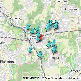 Mappa Via Carlo Porta, 20855 Lesmo MB, Italia (0.6715)
