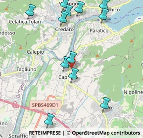 Mappa Via Soldato Giuseppe Sabbadini, 25031 Capriolo BS, Italia (2.39417)