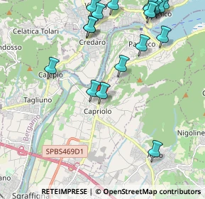 Mappa Via Soldato Giuseppe Sabbadini, 25031 Capriolo BS, Italia (2.60389)
