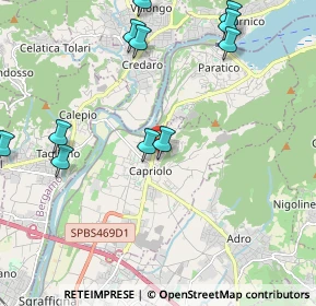 Mappa Via Soldato Giuseppe Sabbadini, 25031 Capriolo BS, Italia (2.45909)