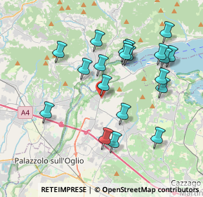 Mappa Via Soldato Giuseppe Sabbadini, 25031 Capriolo BS, Italia (3.7805)