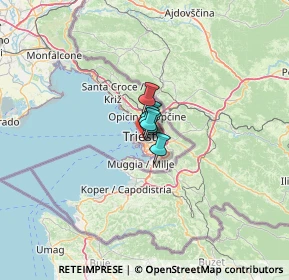 Mappa Via Ponziana, 34137 Trieste TS, Italia (22.46)