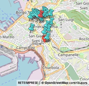 Mappa Via Ponziana, 34137 Trieste TS, Italia (0.8995)