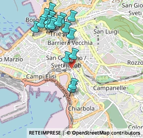 Mappa Via Ponziana, 34137 Trieste TS, Italia (1.04105)