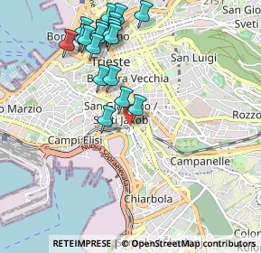 Mappa Via Ponziana, 34137 Trieste TS, Italia (1.08)