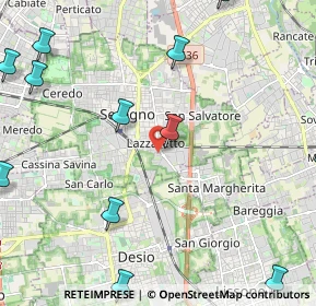Mappa Via Arrigo Boito, 20831 Seregno MB, Italia (3.09417)
