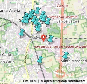 Mappa Via Arrigo Boito, 20831 Seregno MB, Italia (0.955)
