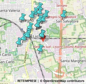 Mappa Via Arrigo Boito, 20831 Seregno MB, Italia (0.856)