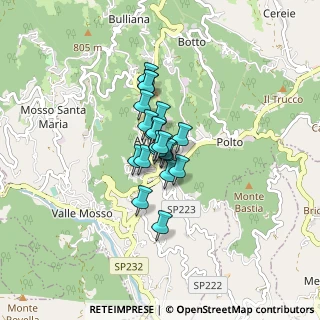 Mappa Piazza Chiesa, 13825 Valle Mosso BI, Italia (0.4235)