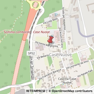 Mappa Via Santa Margherita, 15, 21019 Somma Lombardo, Varese (Lombardia)
