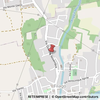 Mappa Via IV Novembre, 51, 24040 Filago, Bergamo (Lombardia)