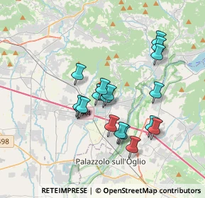 Mappa Via Giovanbattista Moroni, 24064 Grumello del Monte BG, Italia (3.06333)