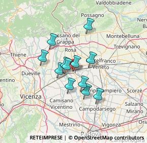 Mappa Via Cá Dai Pase, 35013 Cittadella PD, Italia (9.59)