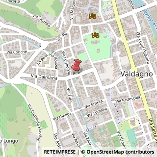 Mappa Via Dalmazia, 20, 36078 Valdagno, Vicenza (Veneto)