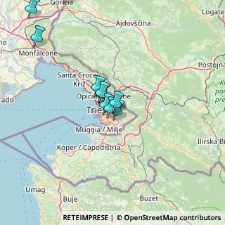 Mappa Via Robert Koch, 34123 Trieste TS, Italia (17.83583)