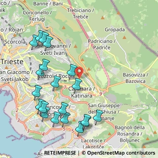 Mappa Via Robert Koch, 34123 Trieste TS, Italia (2.4595)