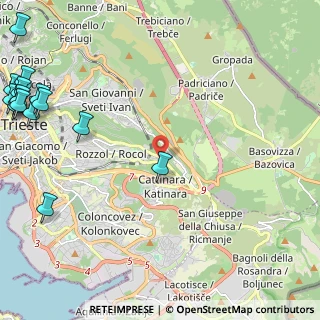 Mappa Via Robert Koch, 34123 Trieste TS, Italia (3.67067)